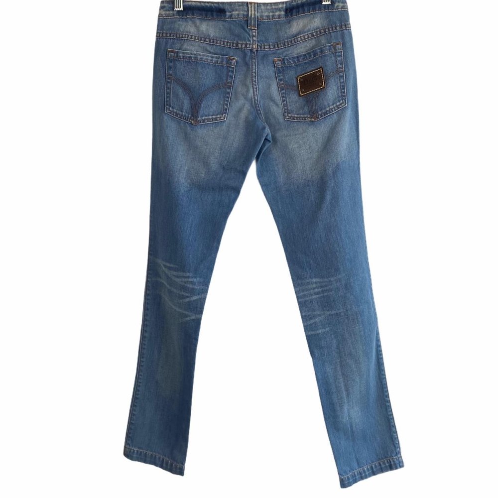 Dolce & Gabanna Blue Denim Jeans Women's Jr L - Picture 4 of 11
